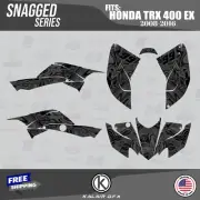 Graphics Kit for HONDA TRX400EX TRX 400EX (2008-2016) 16 Mil Snagged - Smoke
