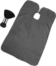 Baluue 1 Set Barber Cape with Neck Duster Brush Hair Cutting Accessories for Men Women for Salon Hair Dye and Perm Services Cape