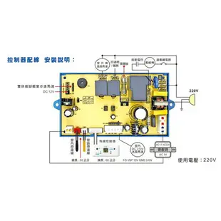 AC-505R DC/AC半變頻冷氣機板微電腦控制器分離式專用 220V