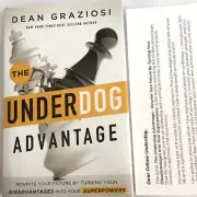 THE UNDERDOG ADVANTAGE DEAN GRAZIOSI ENTREPENEUR BUSINESS SUCCESS HARDCOVER BOOK