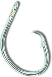 Mustad 39960ST-DT-11/0-100 Classic Circle Hook Size 11/0 Curved In