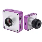 2K 51MP Industrial Digital Microscope Camera 0.35X C‑Mount Adapter Lens US Plug