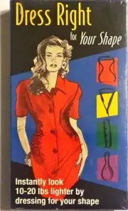 Dress Right For Your Shape, instantly look 10-20 lbd lighter VHS 1999 new sealed