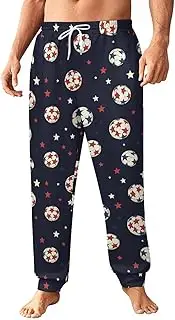 [Generic] Men's Sweatpants, Stars and Sports Graphics-130, Polyester Joggers, Sweatpants Jogging Pants for Workout Running