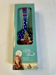 The Pioneer Woman Pie Cake Server Dazzling Dahlias Cobalt Blue Floral Ceramic