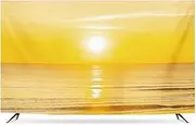 32"-86" Indoor TV Cover Led Lcd Flat Screen TV Wall mounted Sun Pattern, Dust Proof Waterproof TVs Cover for Flatscreen TV, Smart TVs (Color : C, Size : 32")
