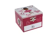 Kaper Kidz - MISTY BALLERINA SQUARE WIND UP MUSICAL JEWELLERY BOX