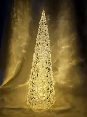 22" Napco Plastic Lighted Pine Tree