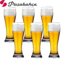 在飛比找蝦皮商城優惠-【Pasabahce】土耳其 曲線啤酒杯 415cc-六入組
