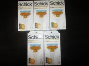 Schick Hydro STUBBLE ERASER 3 blade razors 5 Handles + 10 Cartridges Boxed Lot