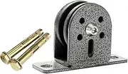 High Strength Solid Single Wheel Pulley Set Gray Home Fitness Rope Machine Build DIY Gym Exercise Equipment