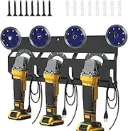 Angle Grinder Holder, Carbon Steel Angle Grinder Stand, Tool Holder Wall Mount, Efficient Angle Grinder Bracket, Versatile Angle Grinder Rack for Angle Grinder Tools Flap Cutting Discs