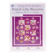 Beach City Bloom Quilt Pattern By Cozy Quilt Pattern Quilting Sewing