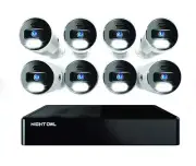 Night Owl 12 Channel NVR with 2TB Hard Drive and (8) Wired IP 4K Light Cameras