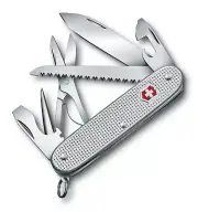 Victorinox® Farmer X Alox Limited W/ Scissors & Black Leather Clip Pouch