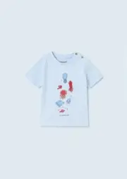 Mayoral Baby Boys Fish Sealife Shirt 6 MonthsNWT