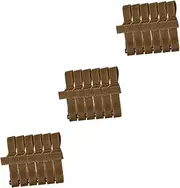 3sets 3-Pack Camping Bundling Belts Sturdy Nylon Luggage Tie Down Straps for Outdoor Home and Travel 3pairs*3