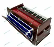Sufi Quality Safri Double Bellow Folding Harmonium 39 Keys Two Reed
