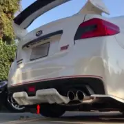 Painted #K1X For Subaru WRX STI 4DR 15-21 H Look Rear Diffuser Bumper Spoiler (for: Subaru)