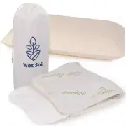 Talalay Latex Pillow Queen | Bamboo Pillow Cover | Mid-Loft | Medium Support