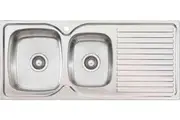 Oliveri Endeavour 1 & 3/4 Bowl Inset Sink With Drainer EE11