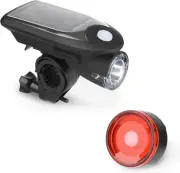 Bike Light Set, USB Rechargeable Bicycle Lights, Powerful Headlight and Bike Tai