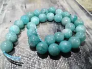 Natural Amazonite, Grade A, 6mm, Approx 31 pce. Free postage. Oz Seller