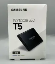 Samsung T5 Portable SSD - 2TB - USB 3.1 External SSD (MU-PA2T0B/AM) - Black