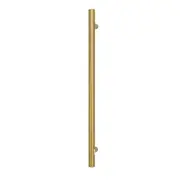 Radiant VTR-950 Vertical Heated Towel Rail - 40 x 950 mm - Brushed Gold - Stainless Steel
