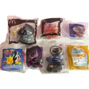Lot of 7 McDonald's Happy Meal Toys Nemo Pepe le Pew NHL Sonic Donald Duck