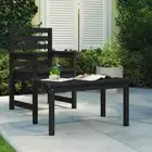 Garden Table Solid Pine Wood 82.5x50.5x45 cm Outdoor Furniture Patio Decor