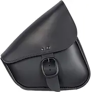 Dowco Willie & Max by - Swingarm Bag for Harley-Davidson Sportster Motorcycle - UV Protection - Leather - Matte Black Buckle - Black - Up to 9L Capacity [ 59906-00 ]