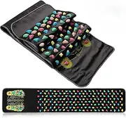Shumeijian Feet Mat, Foot Massage Relaxes Mat, Foot Acupressure Mat, Reflexology Walk Stone Road, Pressure Point Mat for Long Sitting Elderly Students and Office Workers (140 x 35cm)