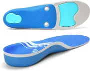 Orthotic Insoles Plantar Fasciitis Relief Arch Support Flat Feet Heel Pain Men W