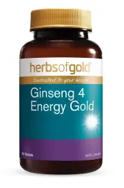 Herbs Of Gold Ginseng 4 Energy Gold | 60 tablets
