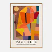 Galrie Vintage Paul Klee's Heitere Gebirgslandschaft (1929) - Vibrant Abstract Art Print, Wood Frame, A2 42 x 60cm (16 x 24inch)