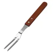 Thunder Group SLTWPF013 13" Stainless Steel Pot Fork w/ Wooden Handle