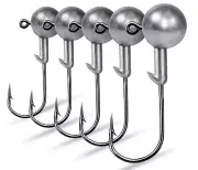 5pcs Jig Head Hooks For Soft Bait Finesse Fishing (Pick One) New