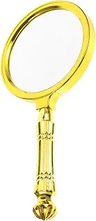 Handheld Light Magnifier for Elderly Plated Glass with High Grade Lens for Reading Home Use and Detailed Viewing of Books Maps and Electronics