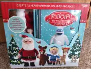 Rudolph the Red Nosed Reindeer and Santa Claus Crochet Doll Kit