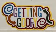 Getting Goofy Tittle Die Cut Embellishment Scrapbooking Paper Piecing Disney