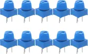 10Pcs Trim Potentiometer Resistor Kit with Knob for Breadboard - 10K Ohm Trim Po