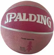 Spalding Pink Size 6 Rubber Basketball Indoor/Outdoor BALL COMES INFLATED