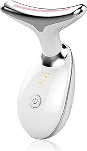 Firming Wrinkle Removal Device for Neck Face, Double Chin Reducer Vibration Massager, 3 in 1 Portable Face Massager for Skin Care,Improve,Firm,Tightening and Smooth