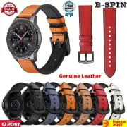 Genuine Leather Watch Band Strap For Samsung Galaxy Watch 7 6 5 2 40 42 44 46mm