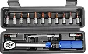 Bike Torque Wrench | Bike Repair Tool - Adjustable Wrenches Torque Tools Sets with Socket Extension Bar Included for Most Screw Travel Mountain Motorcycle Maintenance
