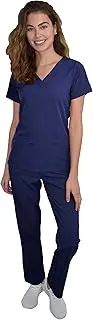 Womens Medical Nursing Scrub Set GT 4FLEX Vneck Top and Pant