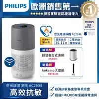 在飛比找ETMall東森購物網優惠-Philips 飛利浦 奈米級空氣清淨機-360度高效過濾★