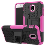 MCC Heavy Duty Samsung Galaxy J7 Pro 2017 Shockproof Case Cover J730 GM/DS [Pink]