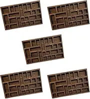 5X 1:12 Miniature Trinket Shelf Miniature Crystal Shelf Miniature Decor Printers Tray Miniature